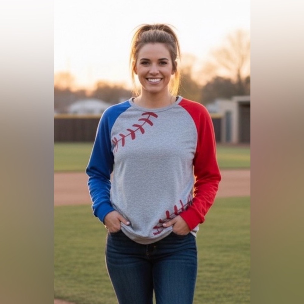 Baseball Laces Sweatshirts